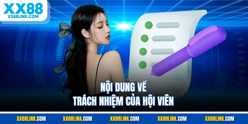 Nội dung về trách nhiệm của hội viên